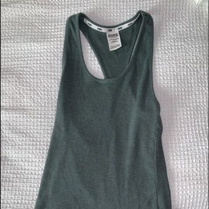 PINK Army Green Racerback